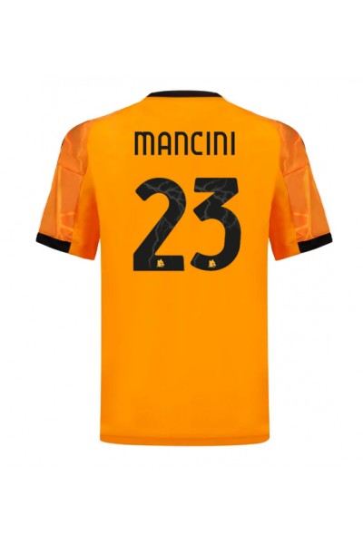 AS Roma Gianluca Mancini #23 Jalkapallovaatteet Vieraspaita 2025-26 Lyhythihainen AS Roma Gianluca Mancini #23 Jalkapallovaatteet Vieraspaita 2025-26 Lyhythihainen